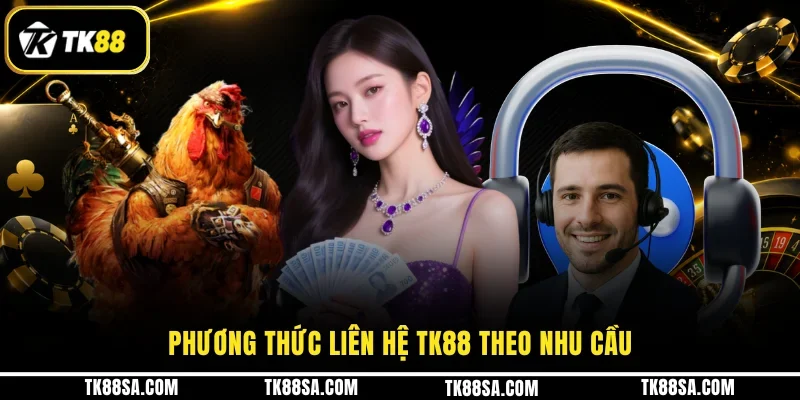 Phương thức liên hệ TK88 theo nhu cầu